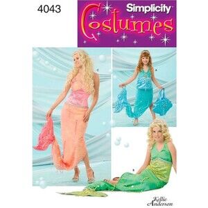 #4043 Simplicity Mermaid Costume ALL SIZES Child-Girls-Misses UNCUT FF